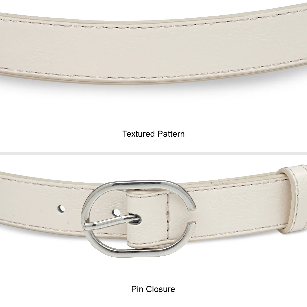 United Colors of Benetton Clara Loop Women's Non Reversible Belt - Image 6