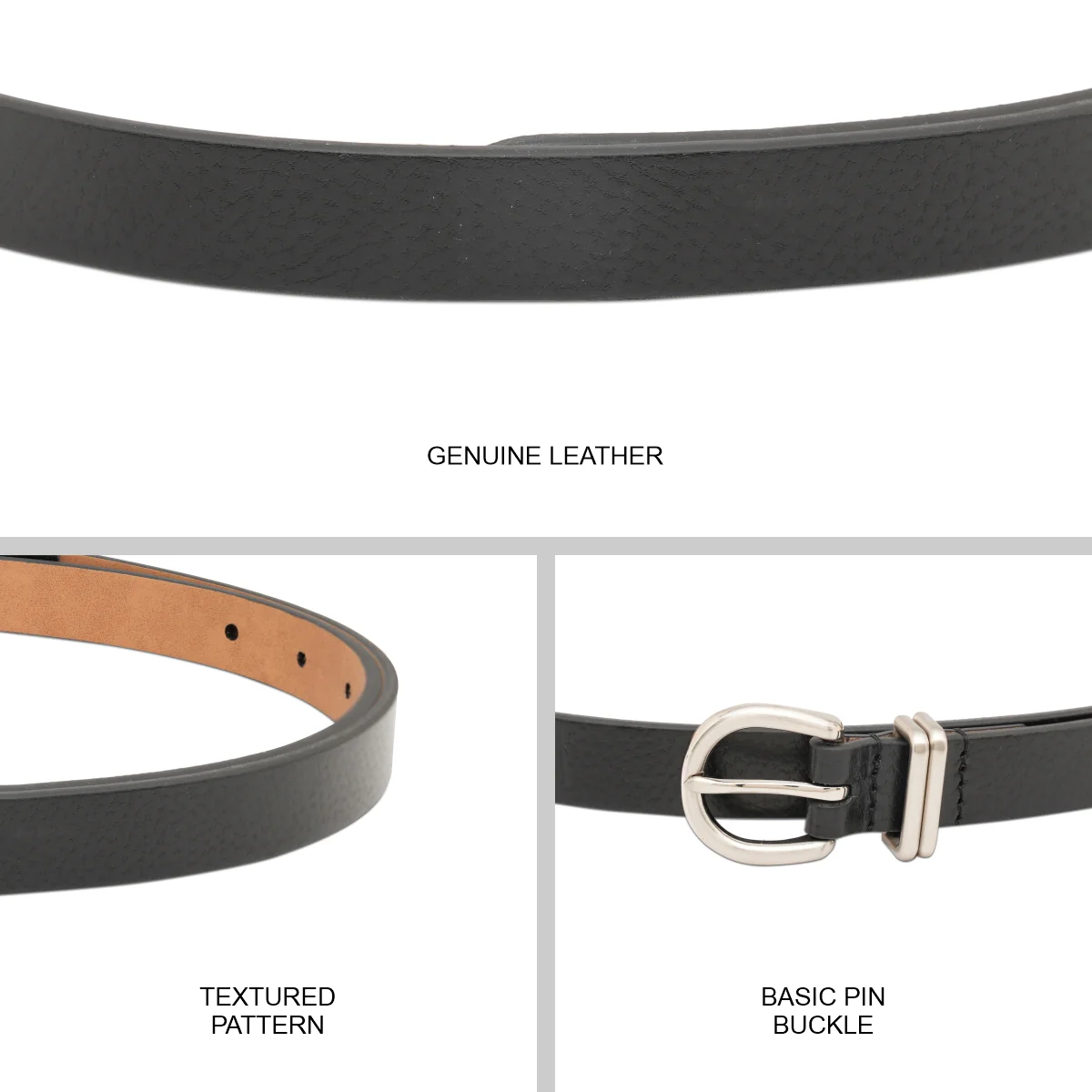 United Colors of Benetton Cleo Sphere Women's Non Reversible Belt - Image 7