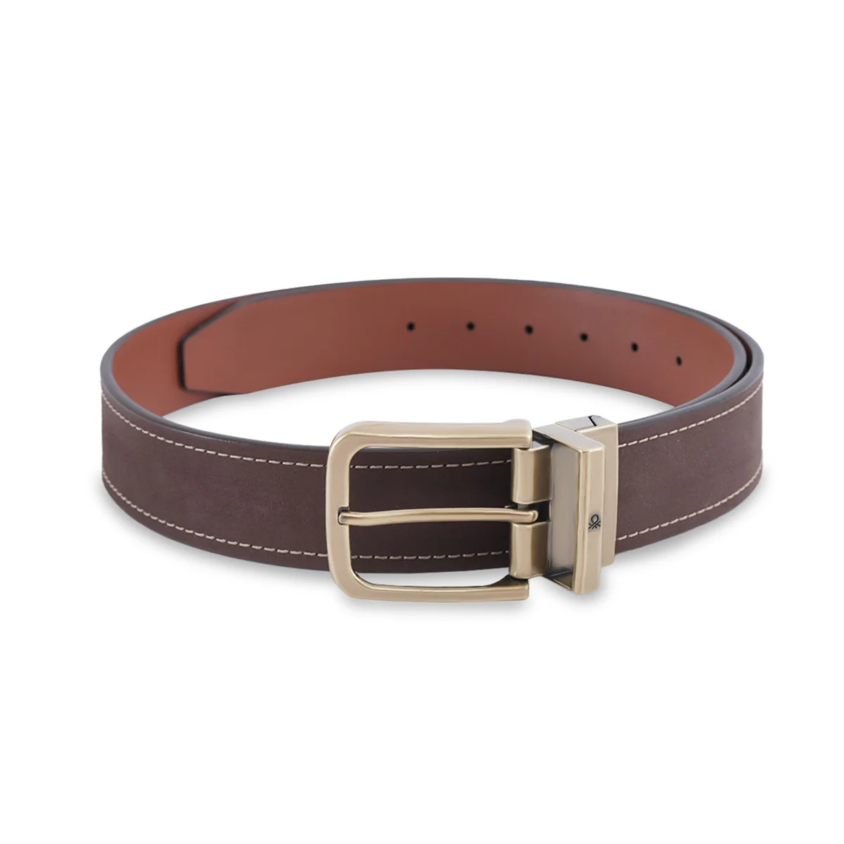 United Colors of Benetton Coats Men's Reversible Belt - Image 2