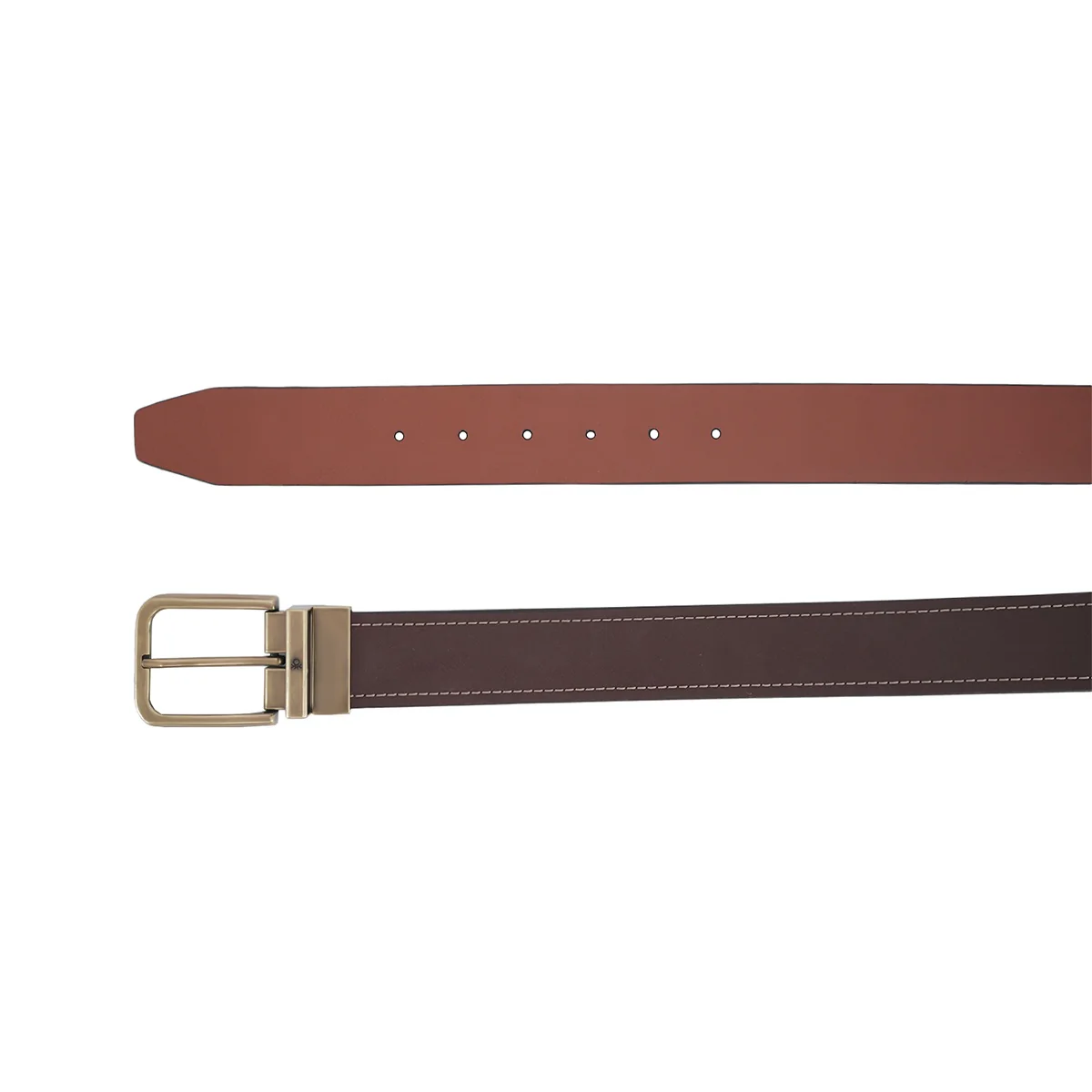 United Colors of Benetton Coats Men's Reversible Belt - Image 5