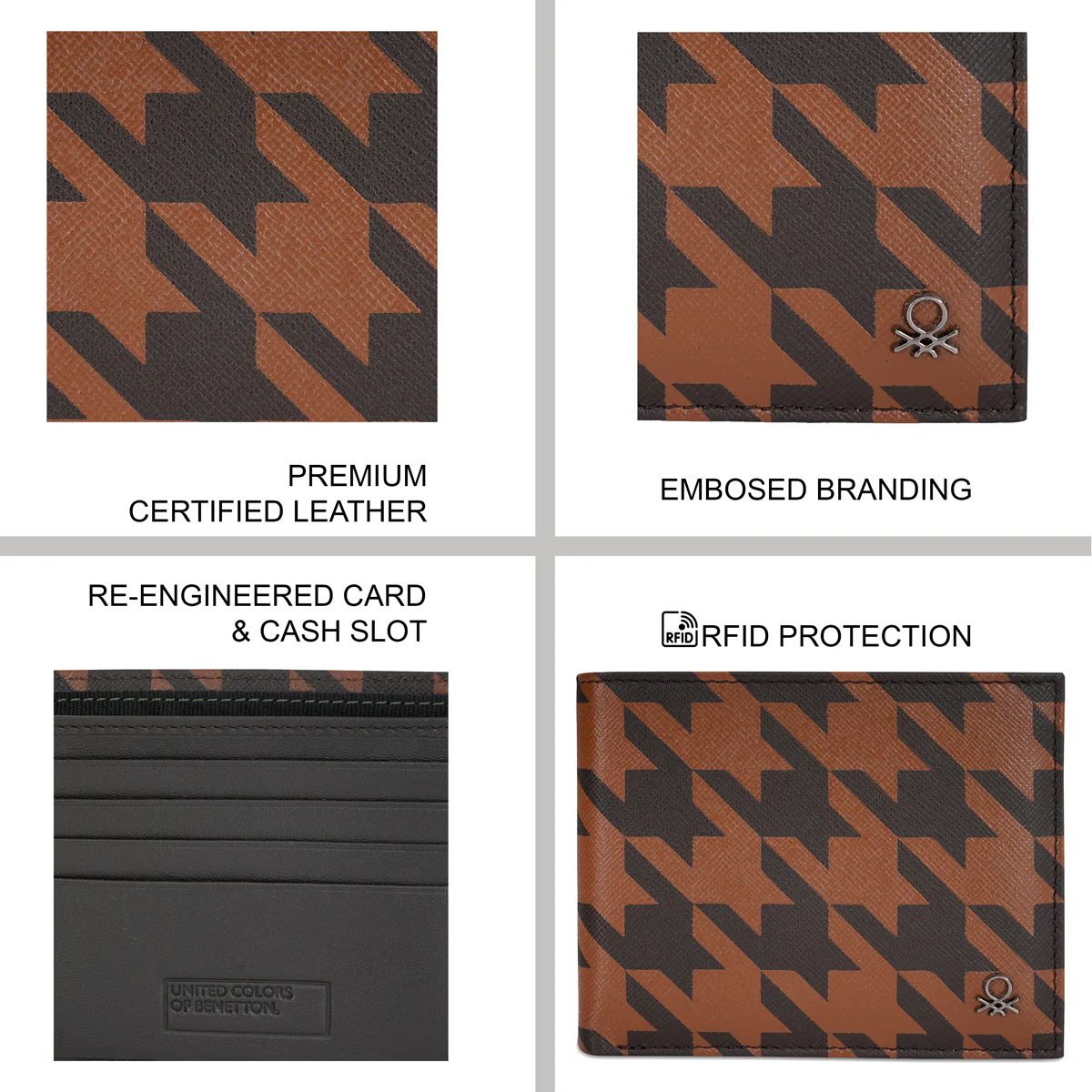United Colors of Benetton Colier Men's Passcase Wallet - Image 4