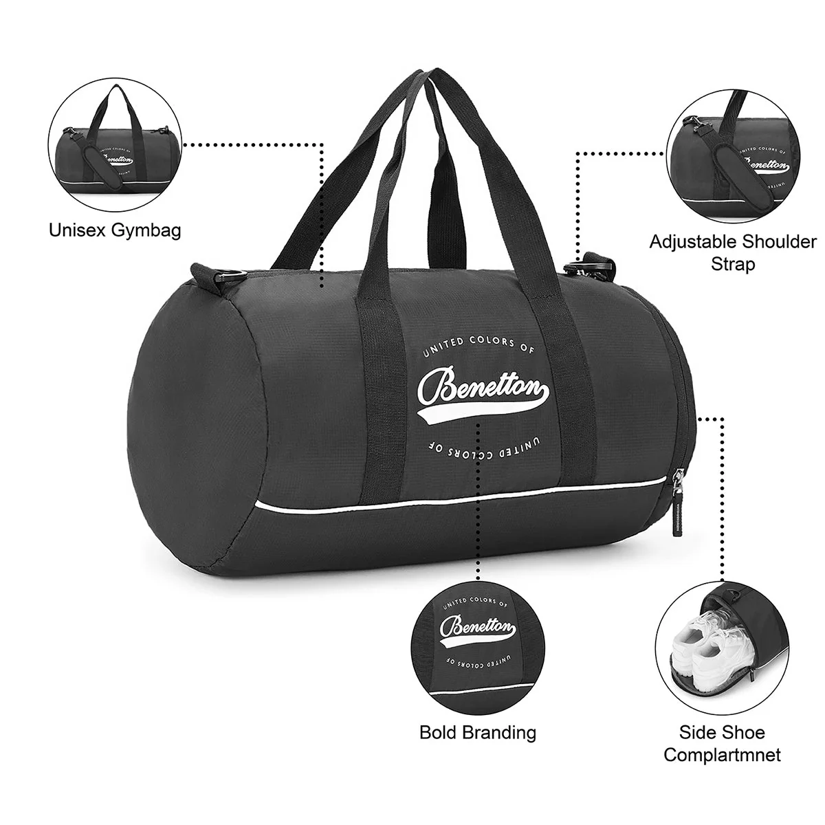 United Colors of Benetton Conrad Gym Bag - Image 5