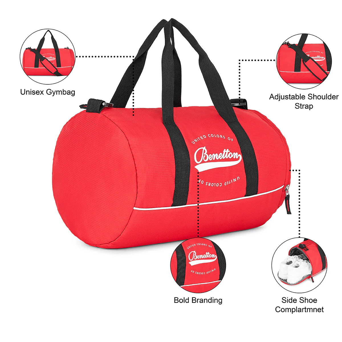 United Colors of Benetton Conrad Gym Bag - Image 4