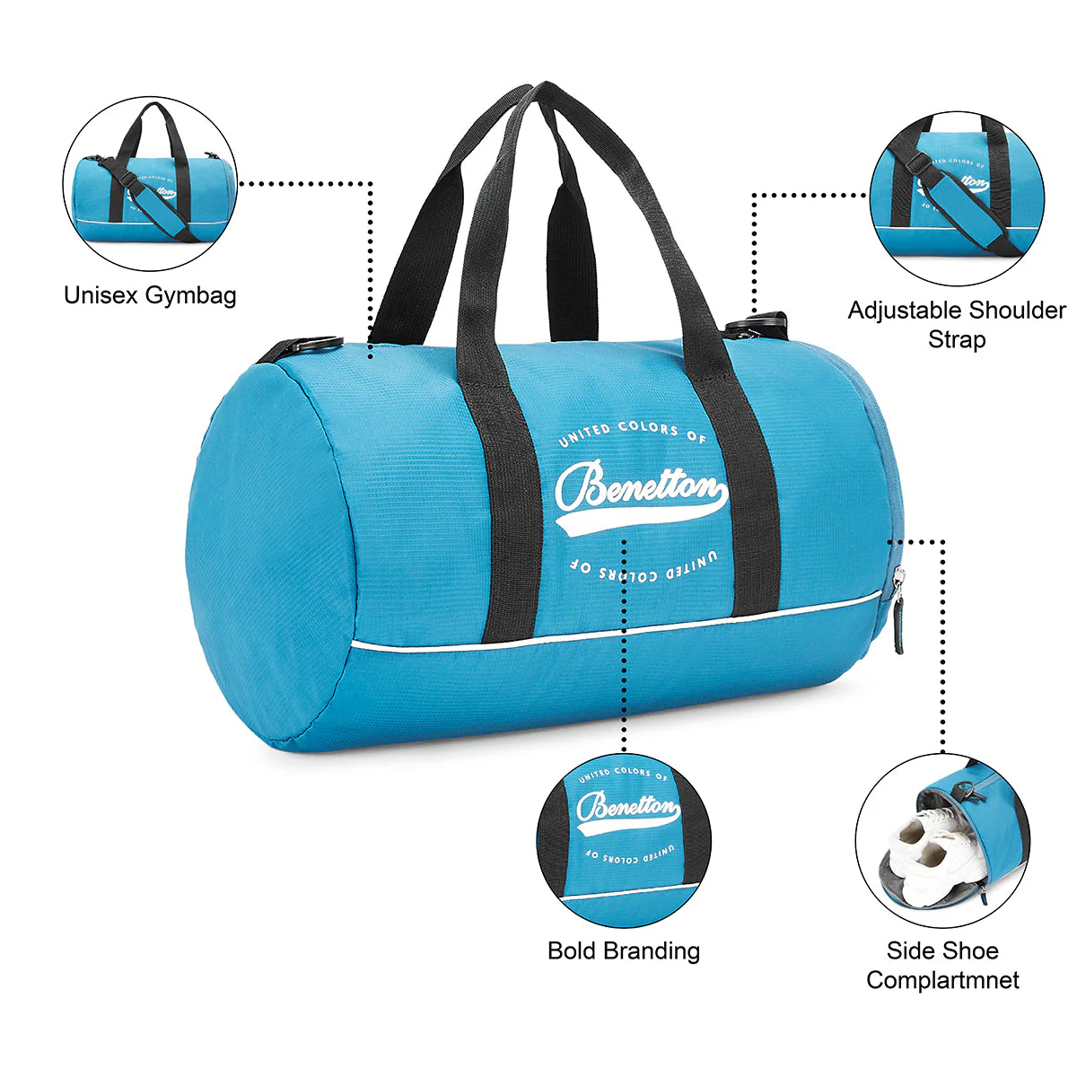 United Colors of Benetton Conrad Gym Bag - Image 4