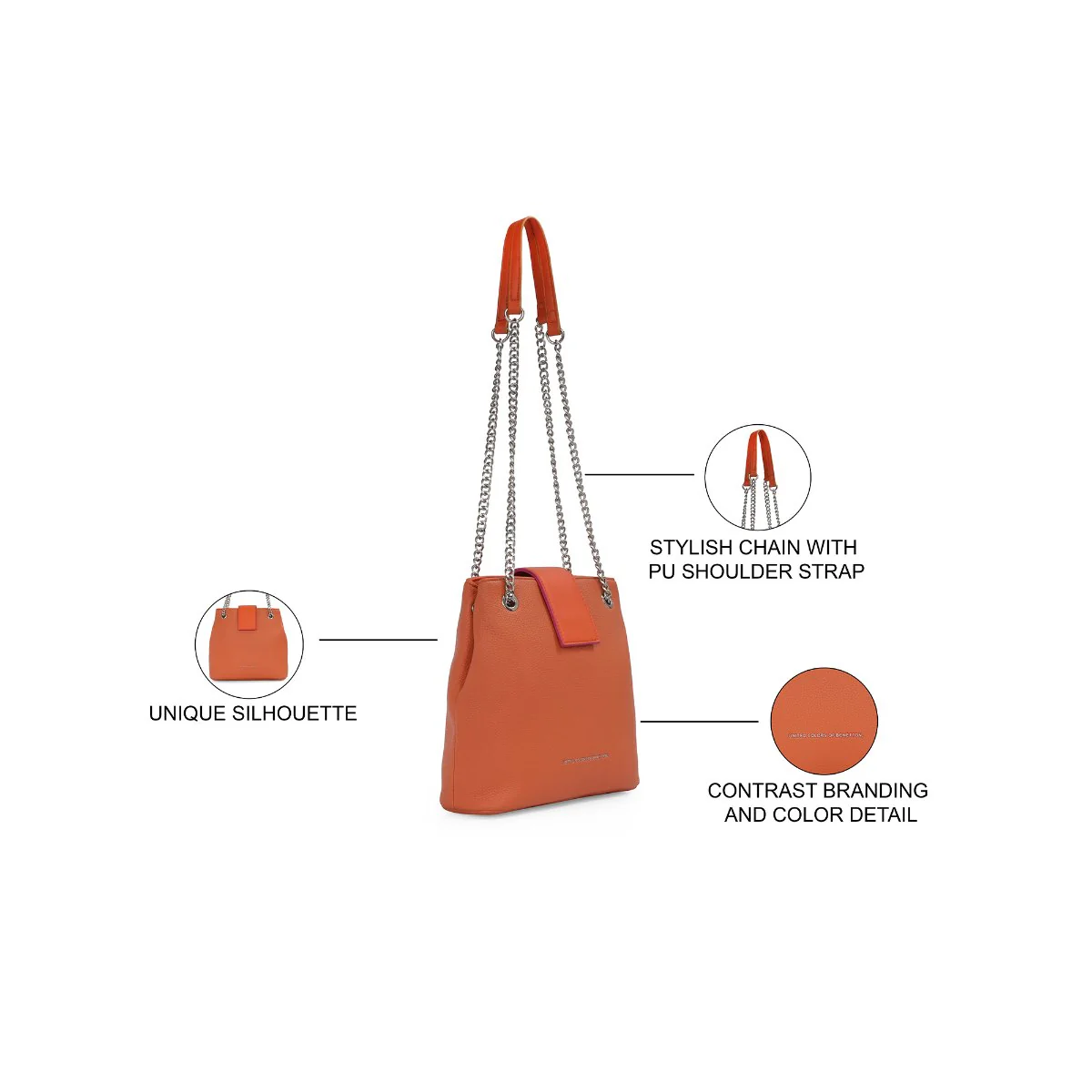 United Colors of Benetton Danna Women's Hobo - Image 4