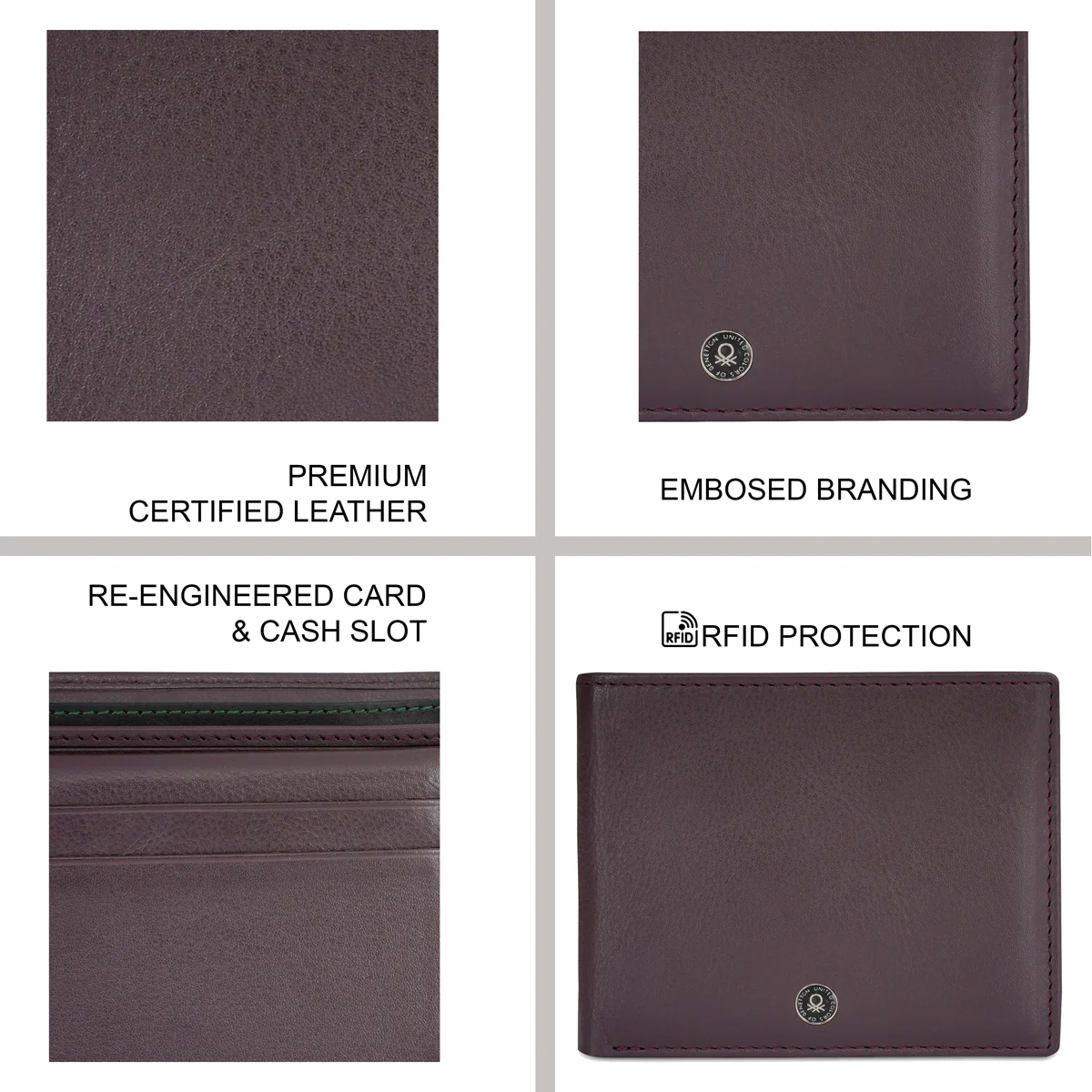 United Colors of Benetton Davide Men's Passcase Wallet - Image 7