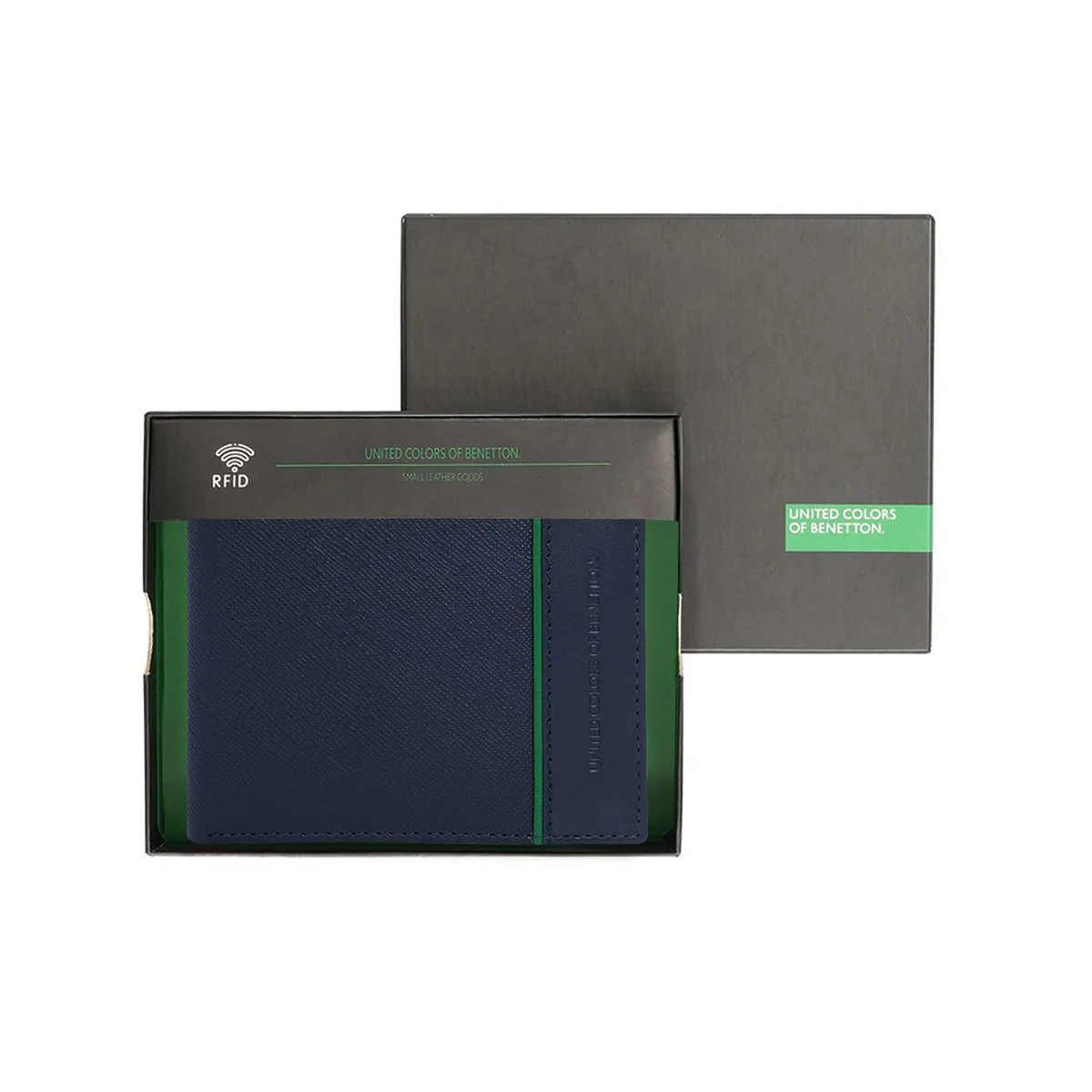 United Colors of Benetton Dewey Men's Global Coin Wallet - Image 9