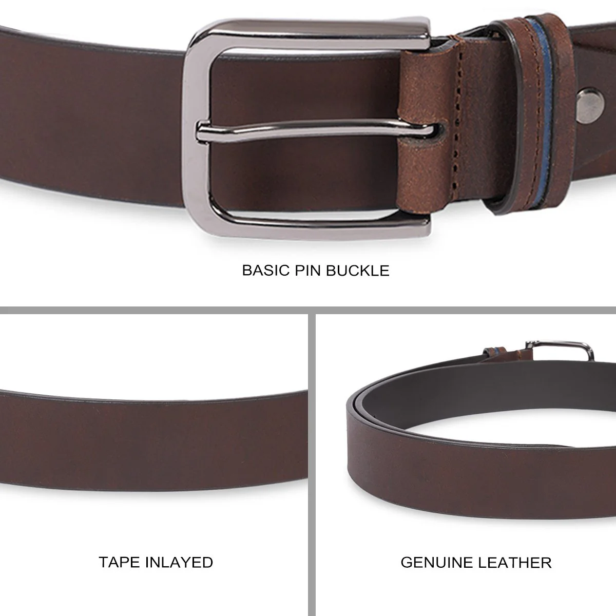 United Colors of Benetton Dieren Men's Non Reversible Belt - Image 4