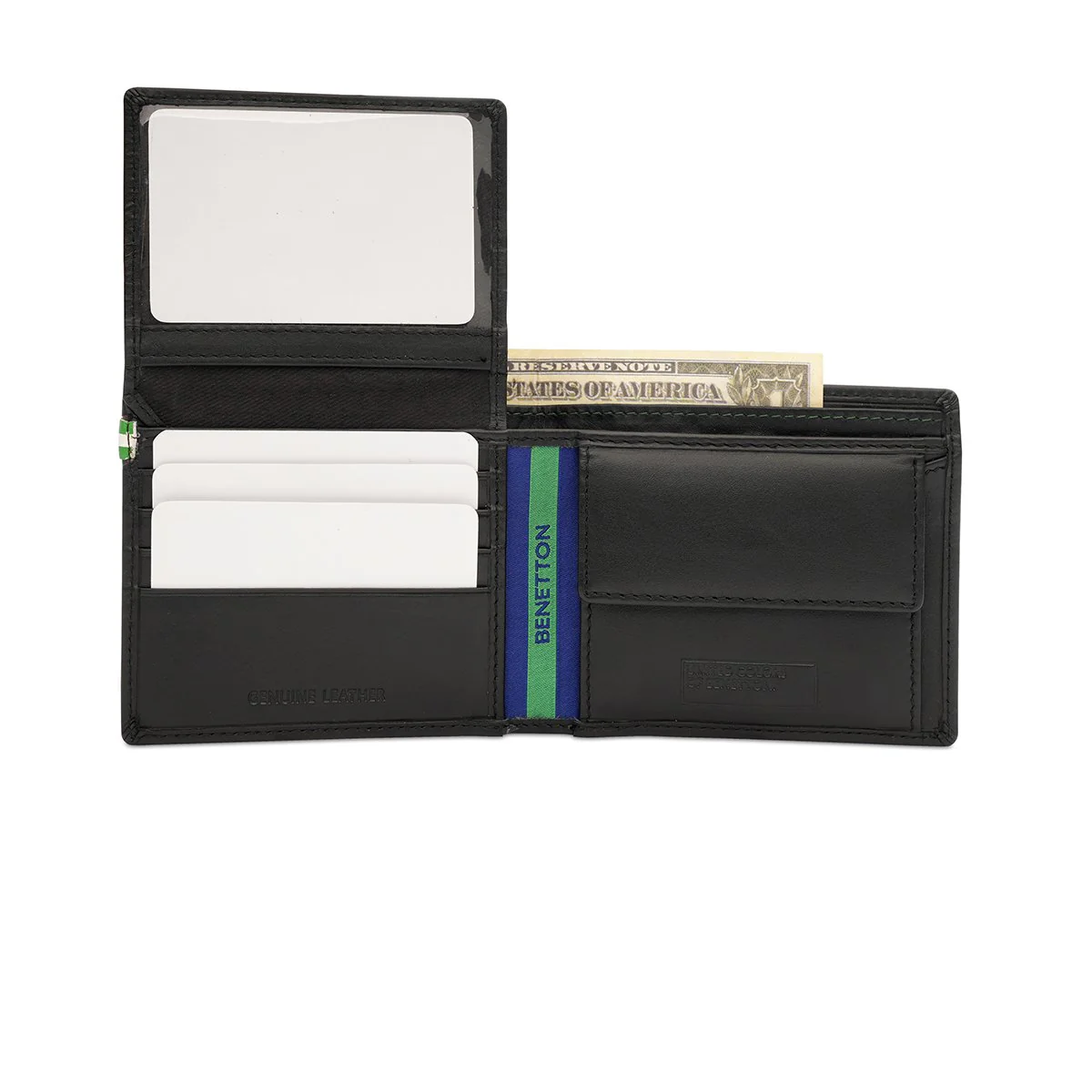 United Colors of Benetton Dobrany Men's Multicard Coin Wallet - Image 5