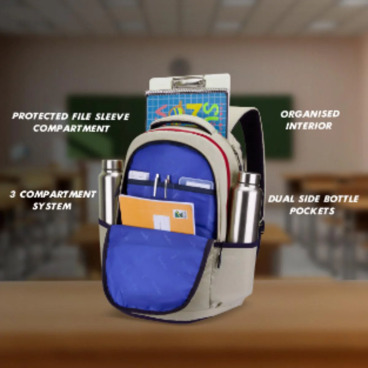 United Colors of Benetton Dodger Non Laptop Backpack - Image 3