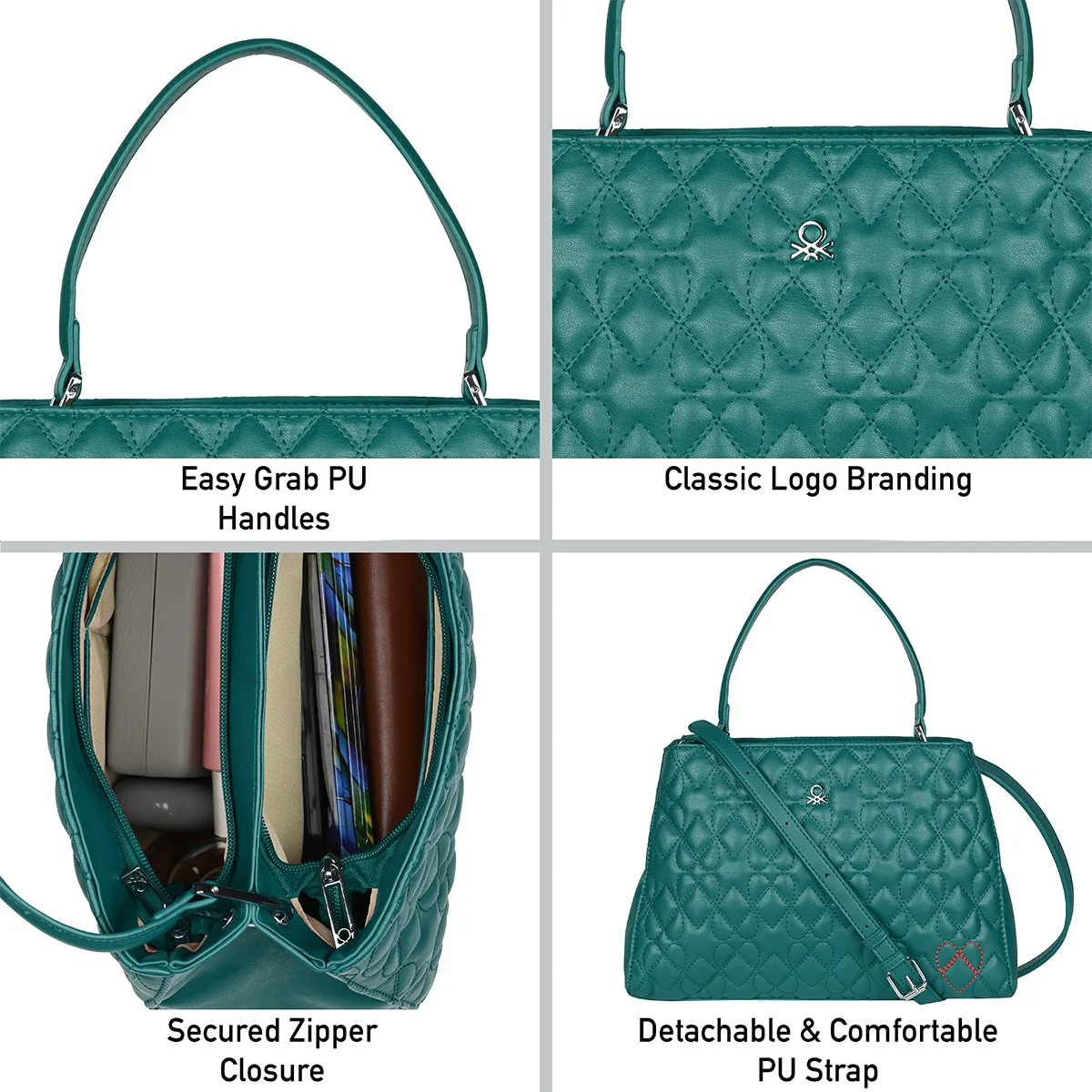United Colors of Benetton Ellna Women's Satchel - Image 6