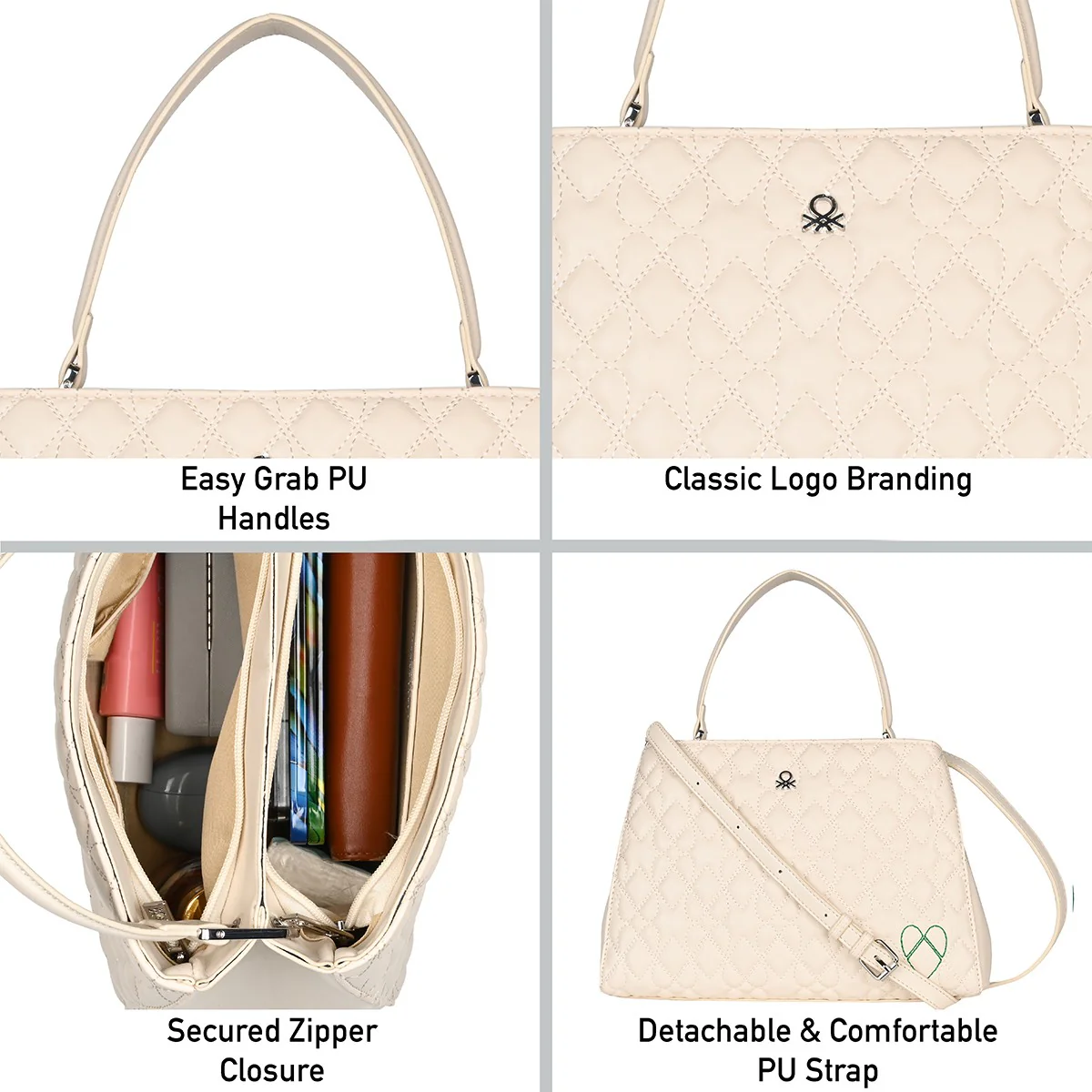 United Colors of Benetton Ellna Women's Satchel - Image 6