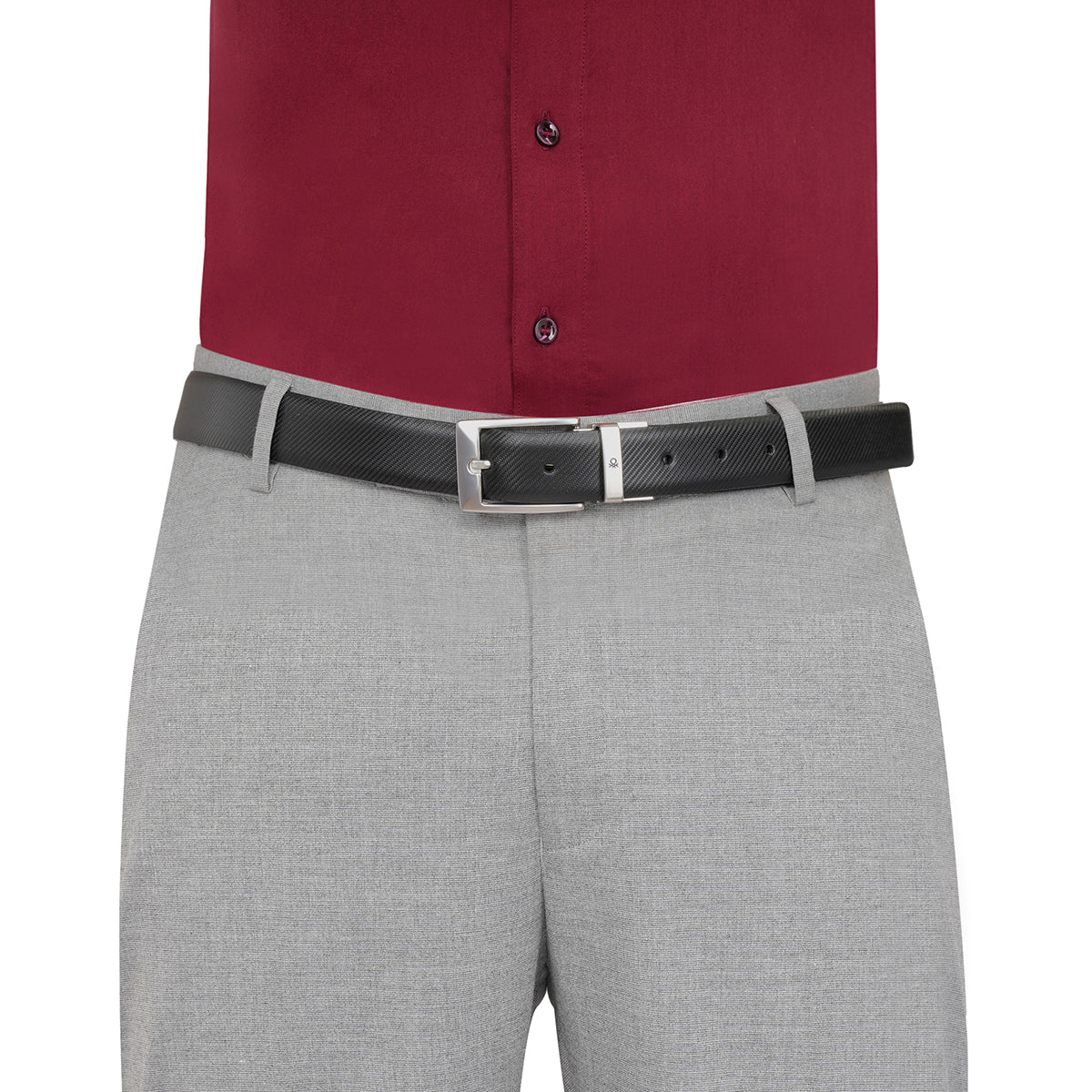 United Colors of Benetton Elvion Men's Reversible Belt - Image 7