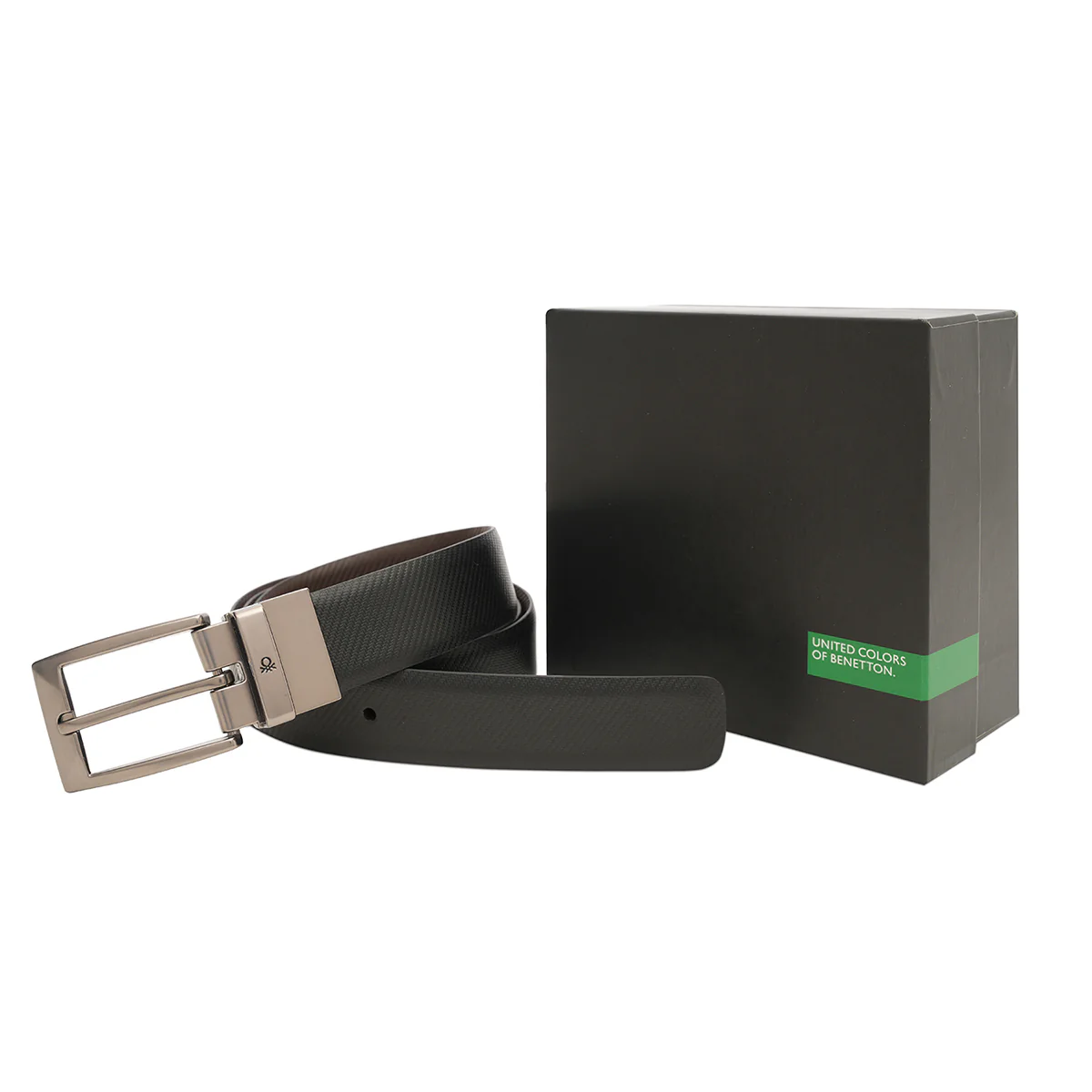 United Colors of Benetton Elvion Men's Reversible Belt - Image 8