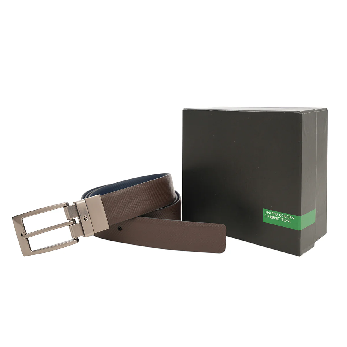 United Colors of Benetton Elvion Men's Reversible Belt - Image 8