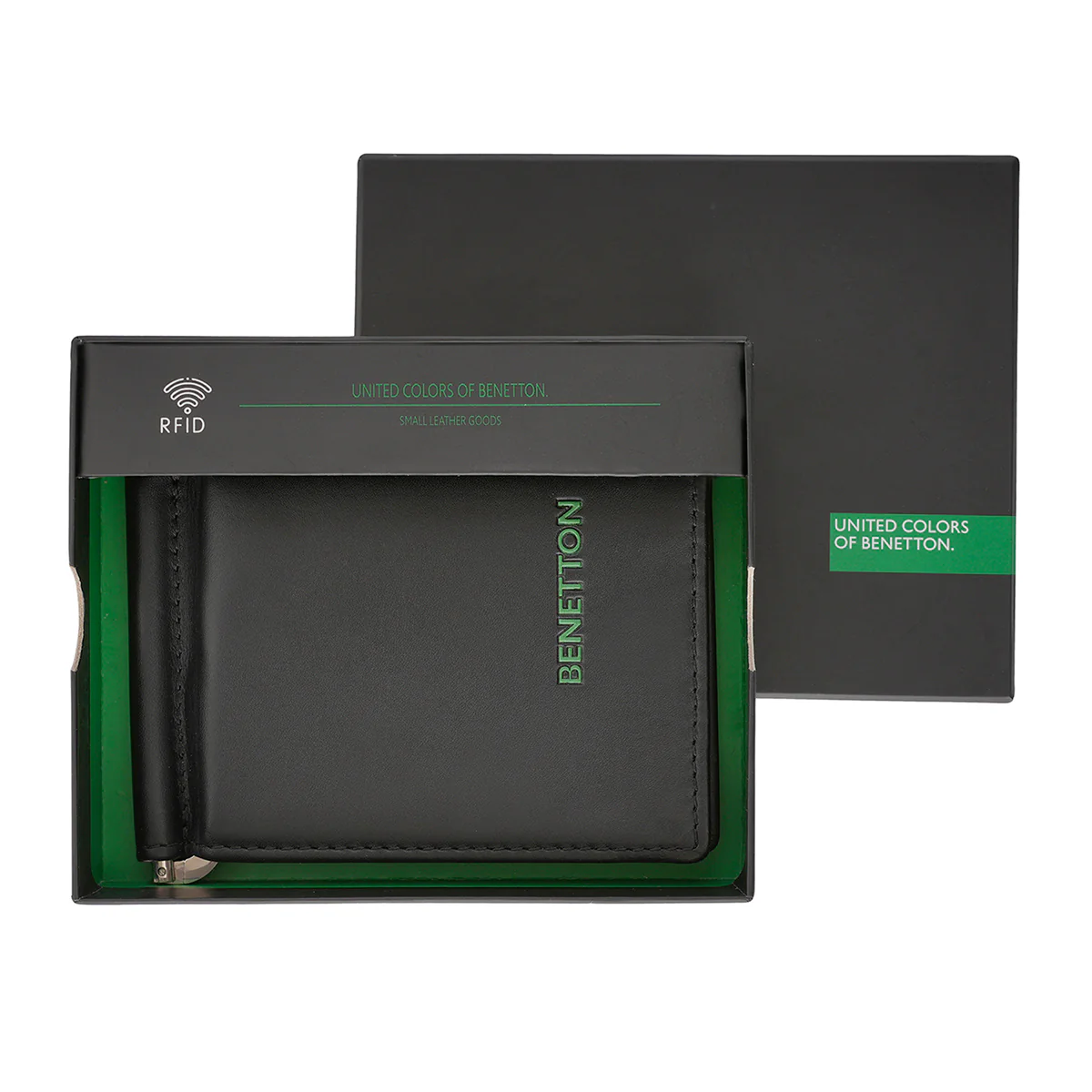 United Colors of Benetton Emberto Men's Money Clip Wallet - Image 23