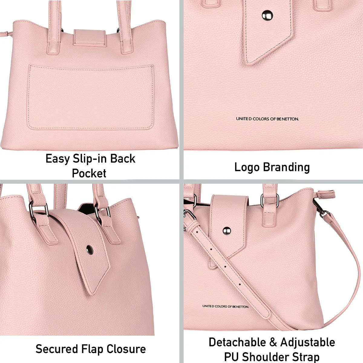 United Colors of Benetton Emmily Women's Satchel - Image 5
