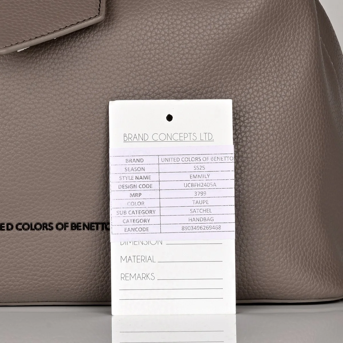 United Colors of Benetton Emmily Women's Satchel - Image 9