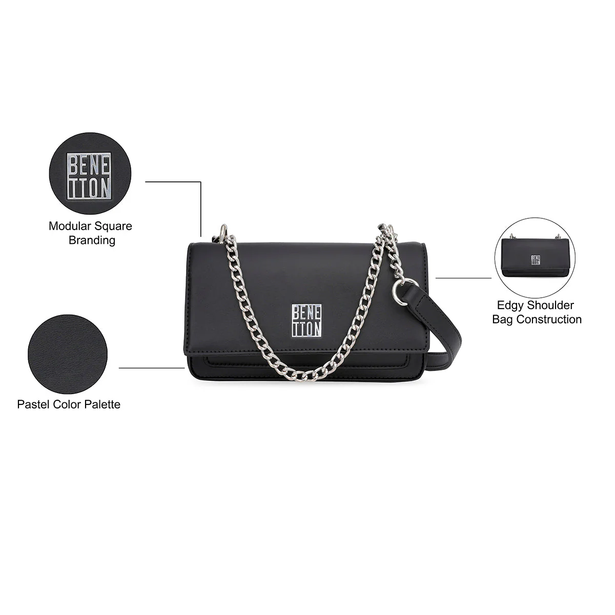 United Colors of Benetton Erna Women's Sling - Image 4