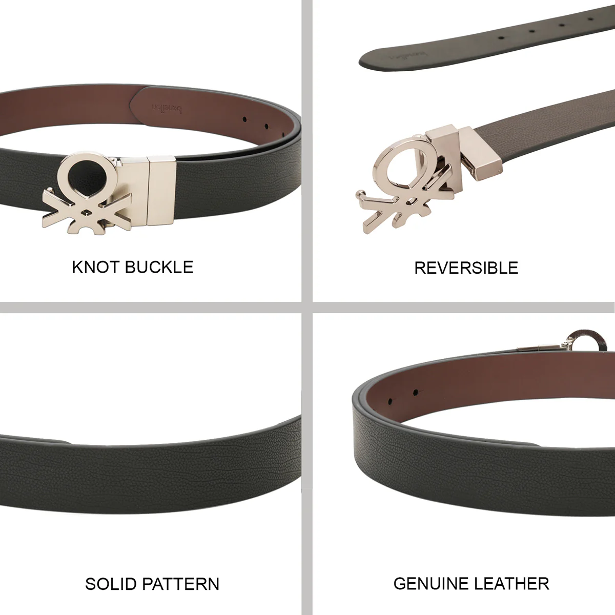 United Colors of Benetton Eryndel Men's Reversible Belt - Image 9