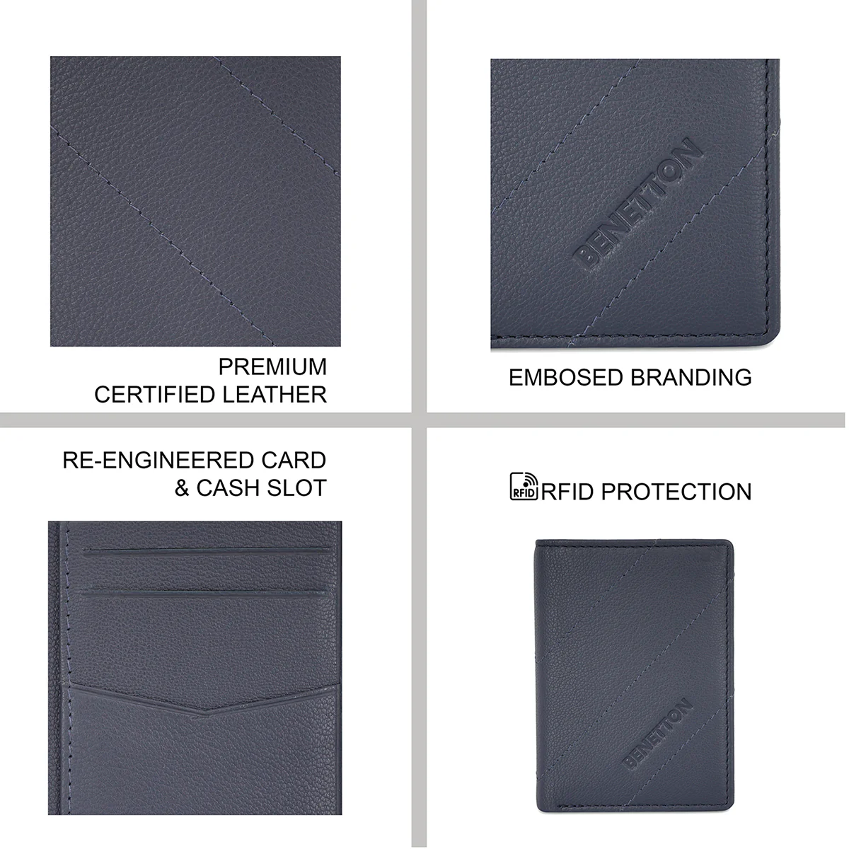 United Colors of Benetton Ezekiel Men's Bifold - Image 12
