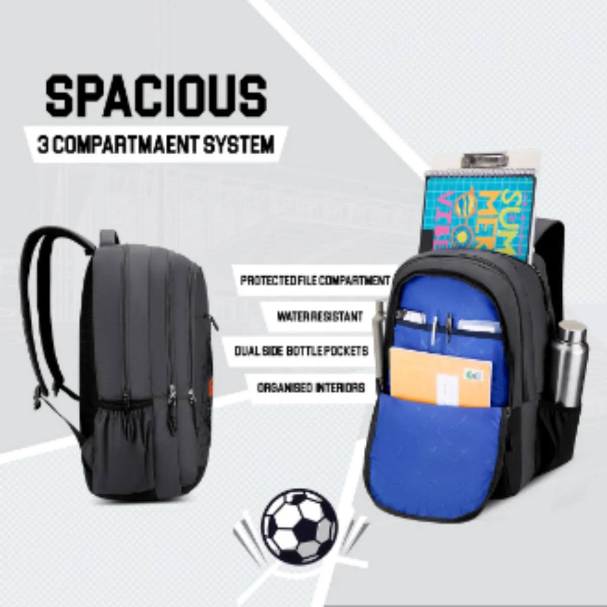 United Colors of Benetton Falcon Non Laptop Backpack - Image 3