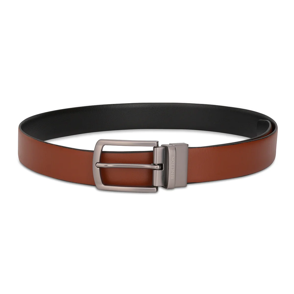 United Colors of Benetton Falsone Reversible Belt - Image 2