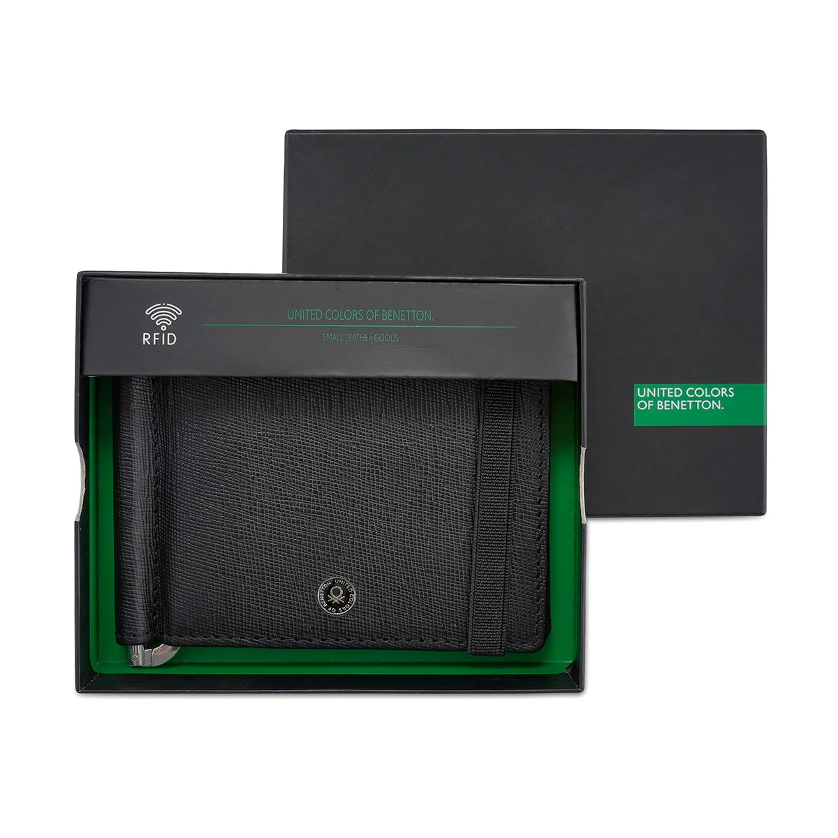 United Colors of Benetton Fiero Moneyclip Wallet - Image 7