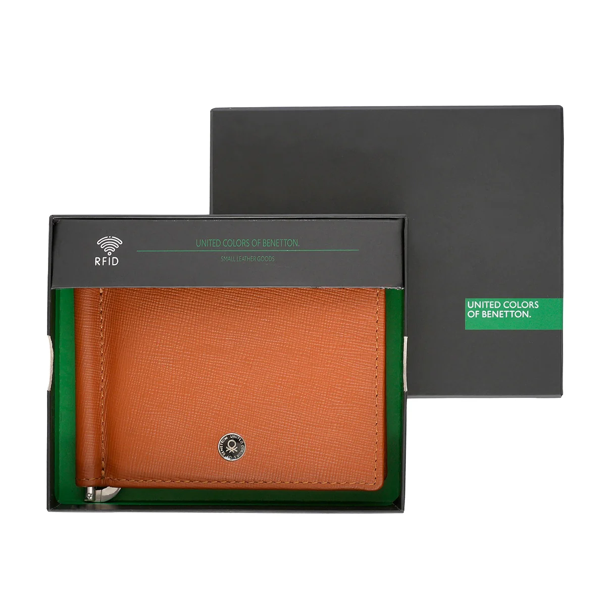 United Colors of Benetton Fiero Moneyclip Wallet - Image 8