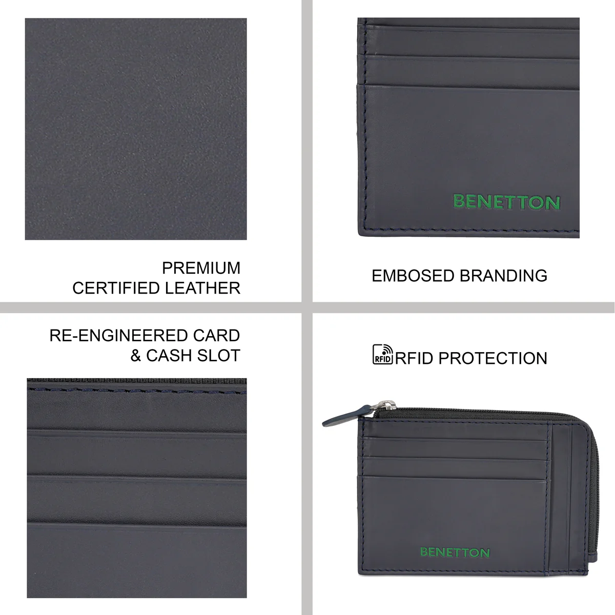 United Colors of Benetton Flaminio Card Holder Wallet - Image 11