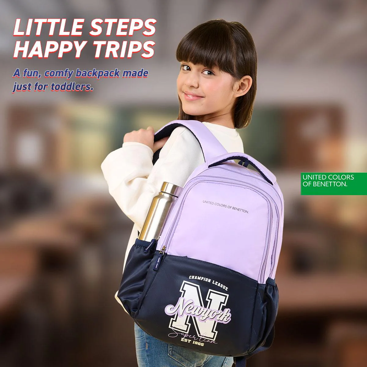 United Colors of Benetton Flux Non Laptop Backpack - Image 6
