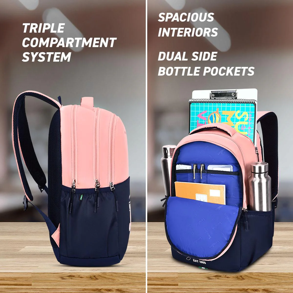 United Colors of Benetton Flux Non Laptop Backpack - Image 4