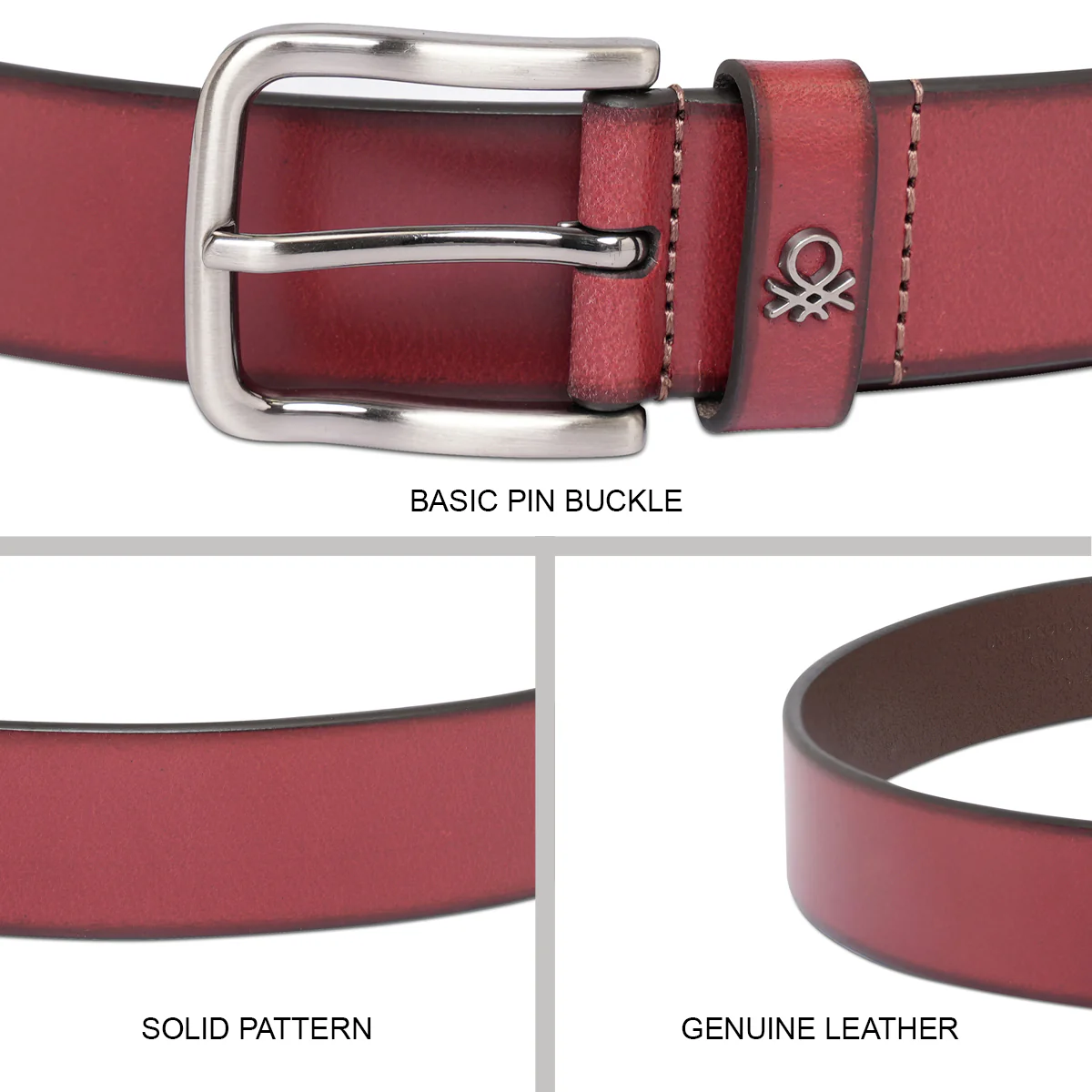 United Colors of Benetton Franeker Men's Non Reversible Belt - Image 4