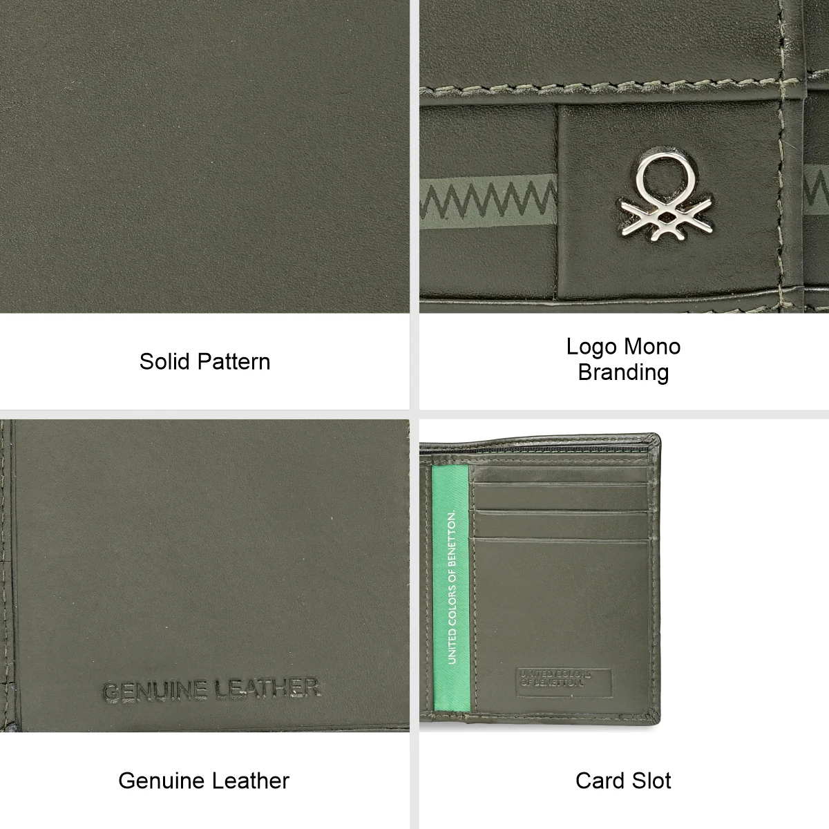 United Colors of Benetton Frenda Men's Trifold - Image 6