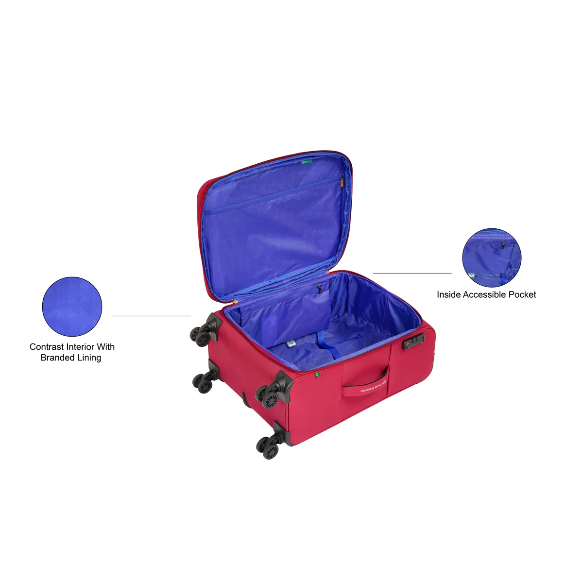 United Colors of Benetton Garret Soft Luggage - Image 14
