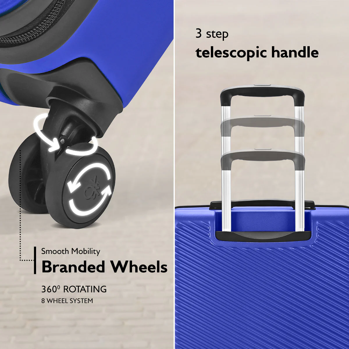 United Colors of Benetton Glide Hard Luggage - Image 4