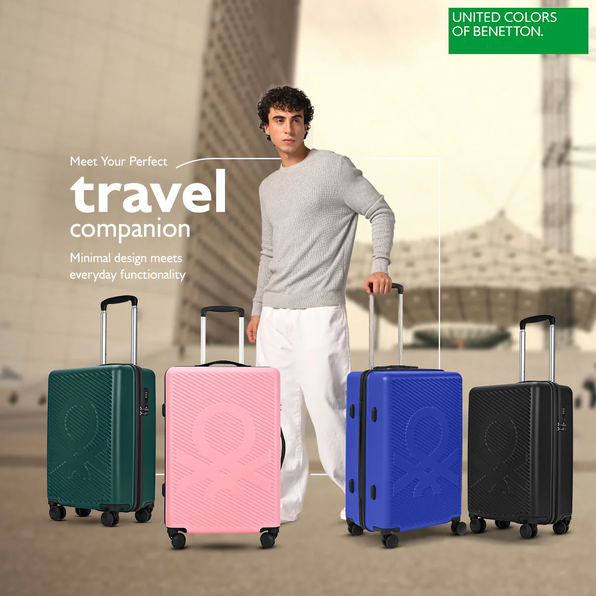 United Colors of Benetton Glide Hard Luggage - Image 7