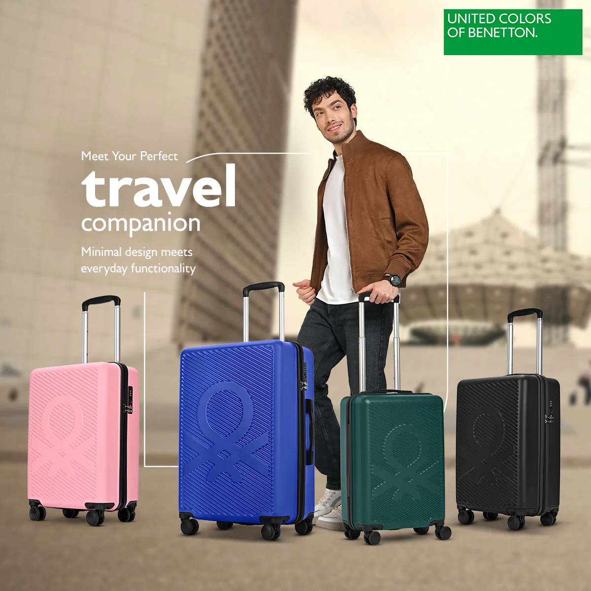 United Colors of Benetton Glide Hard Luggage - Image 7