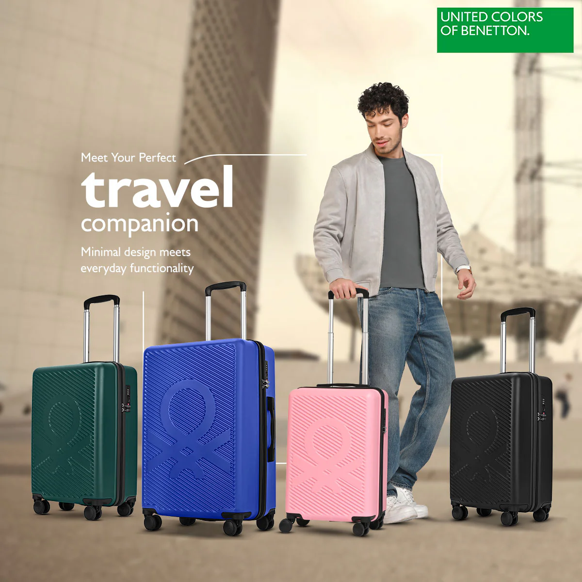 United Colors of Benetton Glide Hard Luggage - Image 7