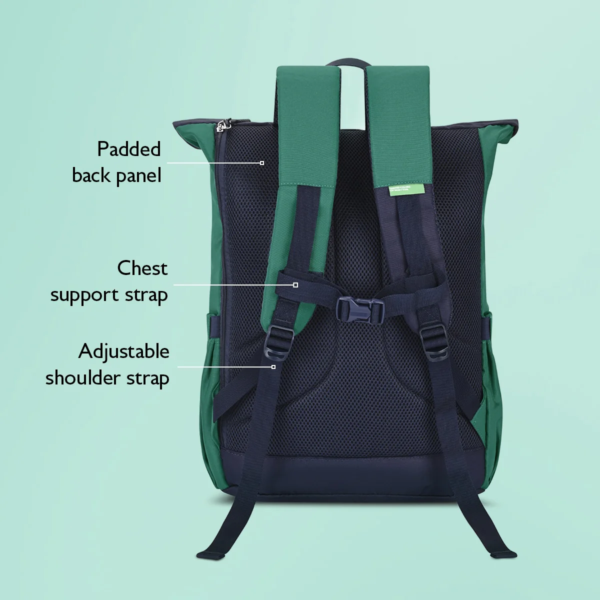 United Colors of Benetton Grand Slam Laptop Backpack - Image 5