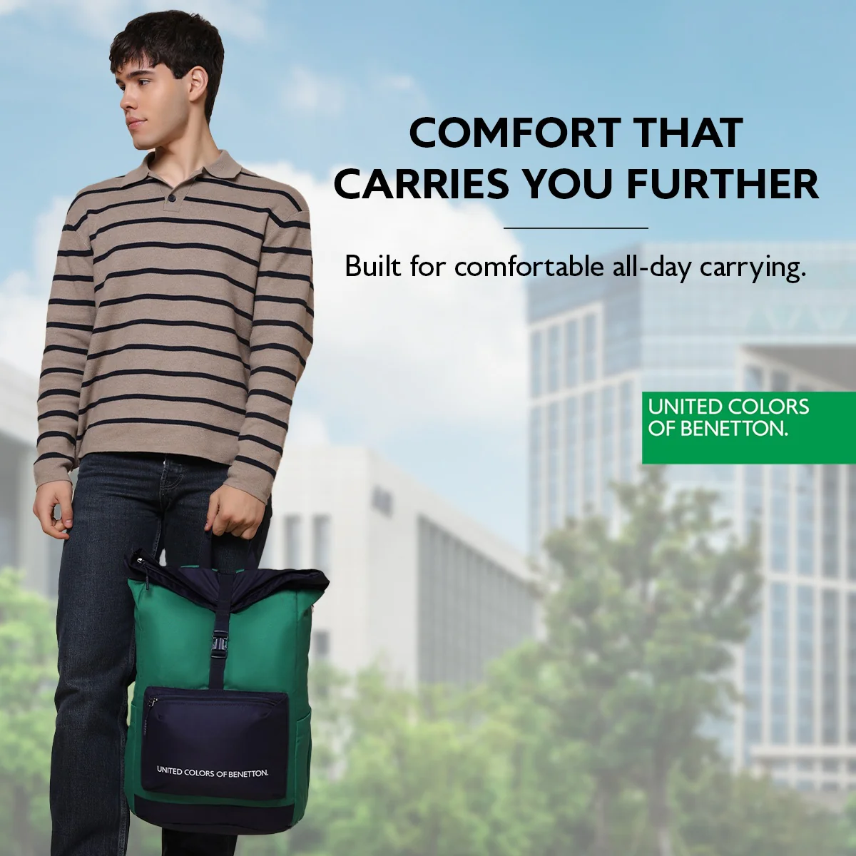 United Colors of Benetton Grand Slam Laptop Backpack - Image 8