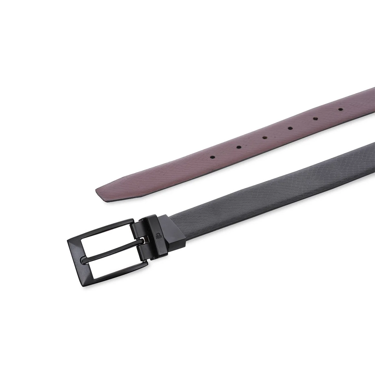 United Colors of Benetton Grave Men's Reversible Belt - Image 5