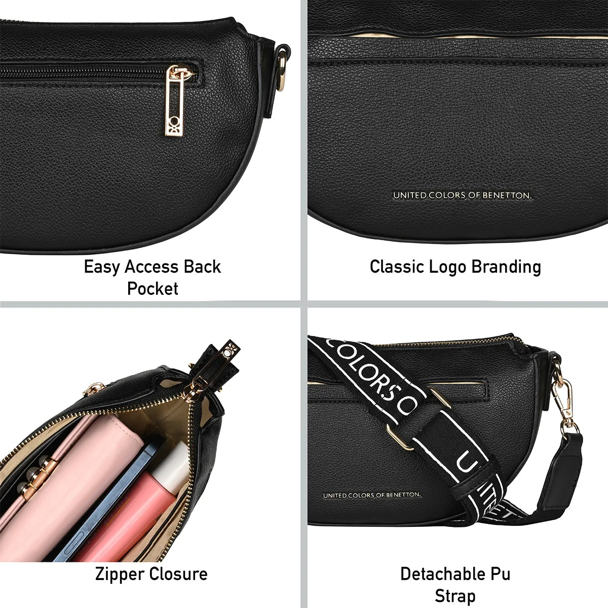 United Colors of Benetton Greda Women's Shoulder Bag - Image 6