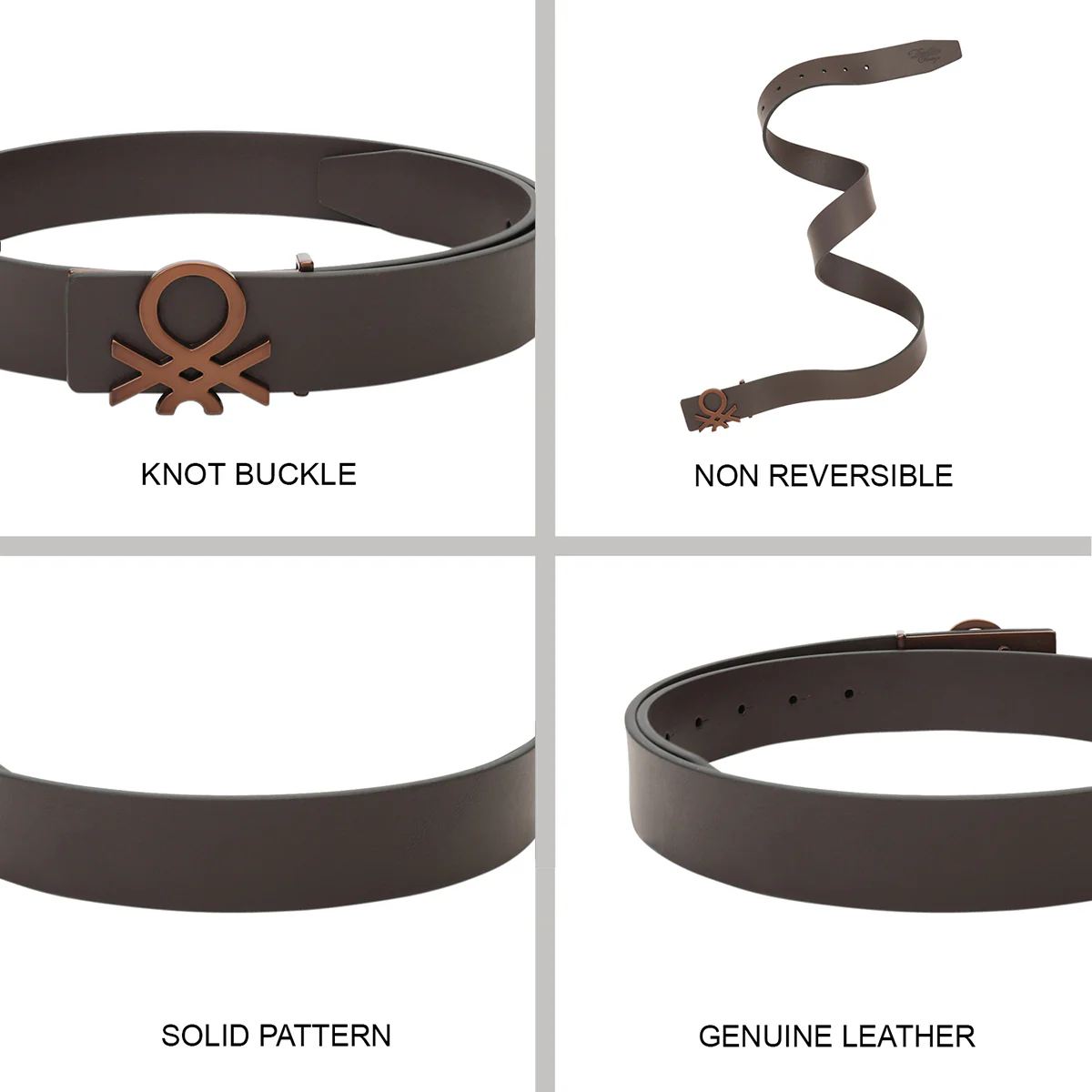 United Colors of Benetton Gypsee Men's Non Reversible Belt - Image 6