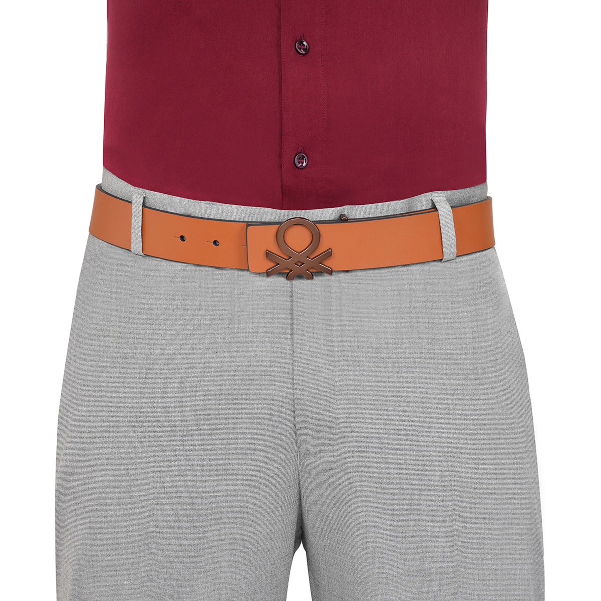 United Colors of Benetton Gypsee Men's Non Reversible Belt - Image 6