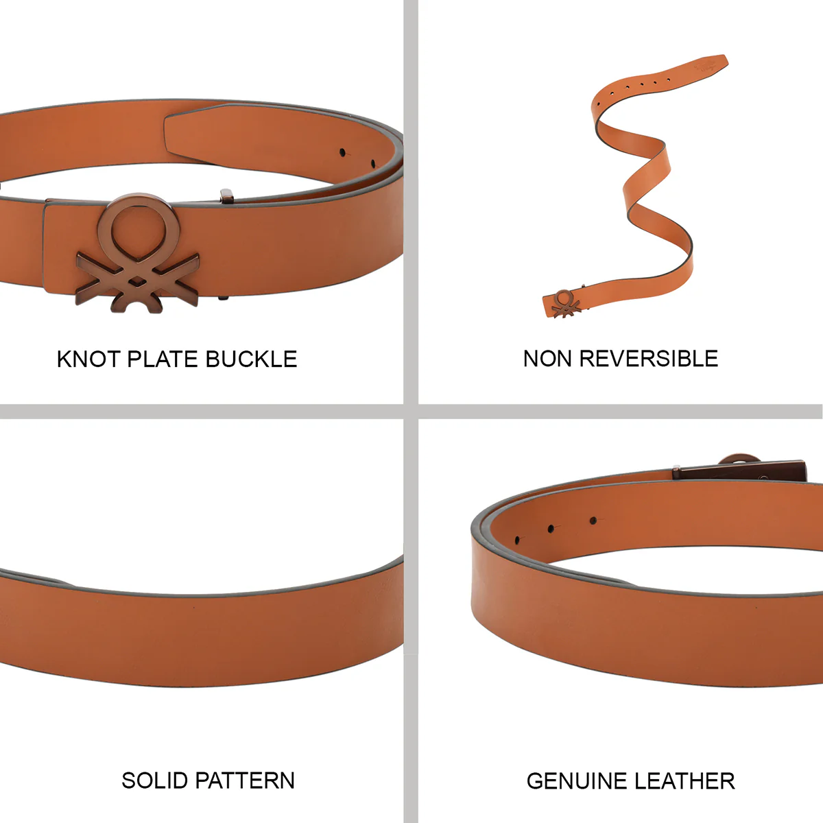 United Colors of Benetton Gypsee Men's Non Reversible Belt - Image 8