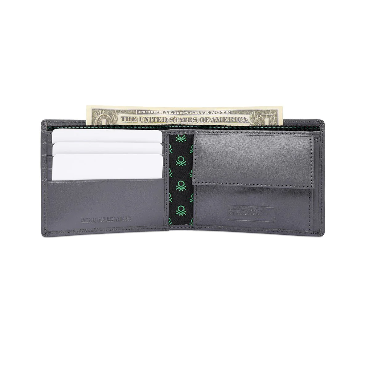 United Colors of Benetton Habry Men's Global Coin Wallet - Image 6