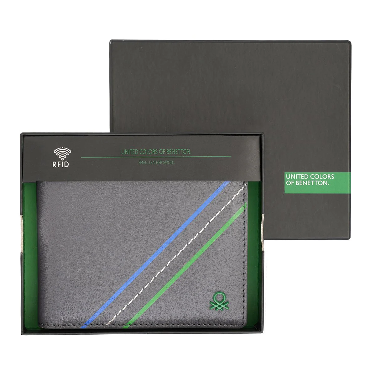 United Colors of Benetton Habry Men's Global Coin Wallet - Image 8