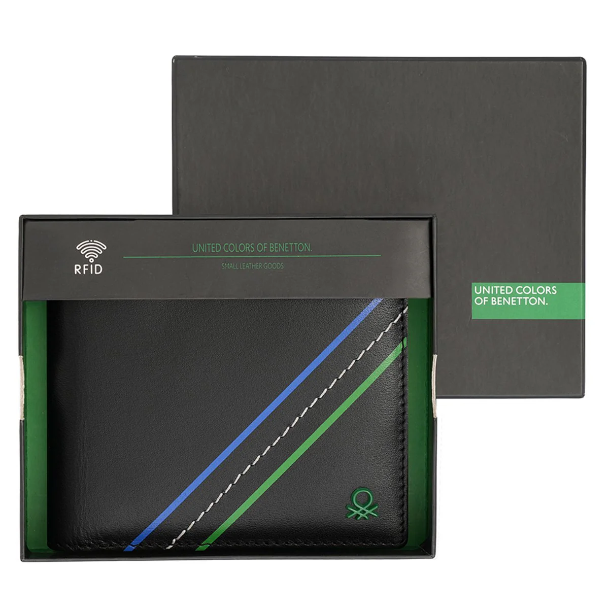 United Colors of Benetton Habry Men's Slimfold Wallet - Image 8