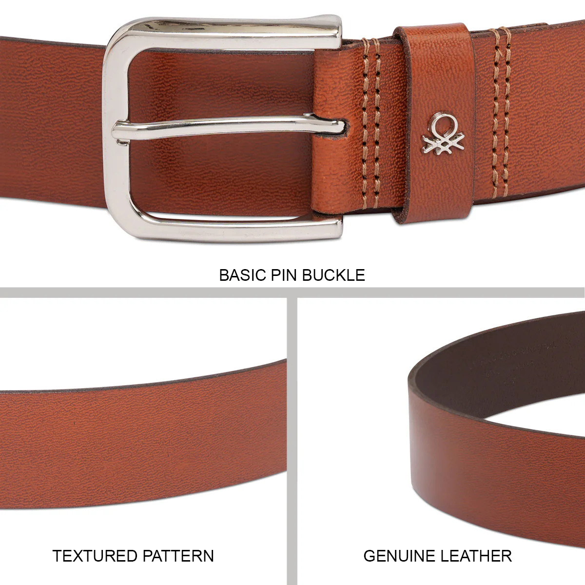 United Colors of Benetton Heerlen Men's Non Reversible Belt - Image 4